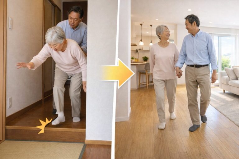 段差が多い家の危険性とバリアフリー化の重要性とは
