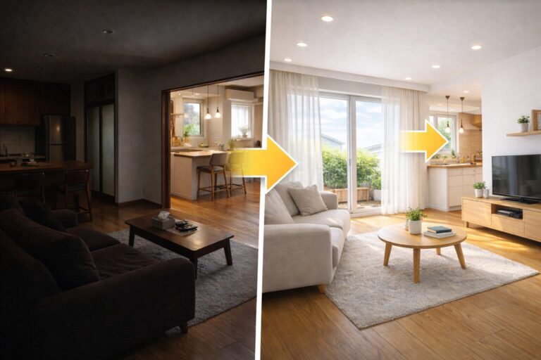 暗いキッチン・リビングを明るくする方法とは