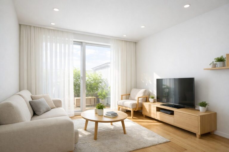 狭いリビングを広く開放的に見せるリフォーム方法とは