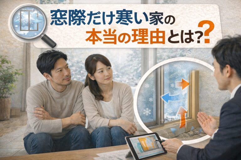 窓際だけ寒い家の本当の理由とは？