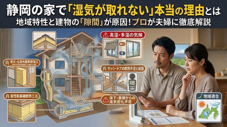 静岡の家で「湿気が取れない」本当の理由とは