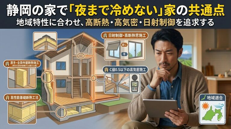 静岡の家で「夜まで冷めない」家の共通点
