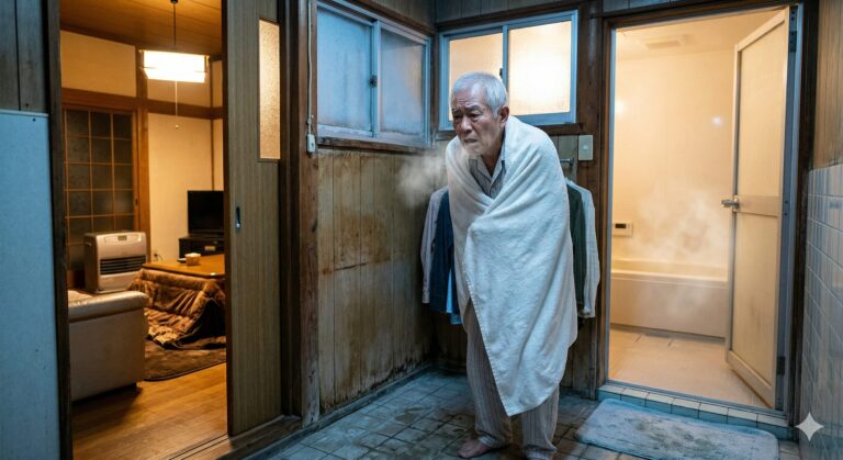 脱衣所が寒い家の原因とは？ヒートショックが起きやすい構造