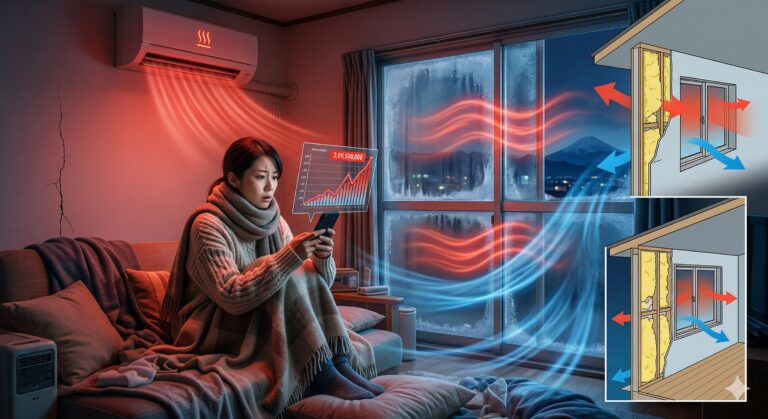 暖房をつけても電気代が下がらない家の共通点とは