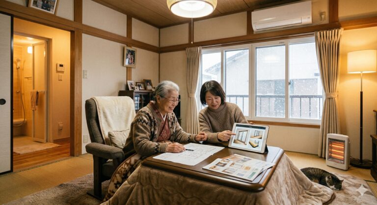 実家が寒いと感じたら。親のためにできるリフォーム