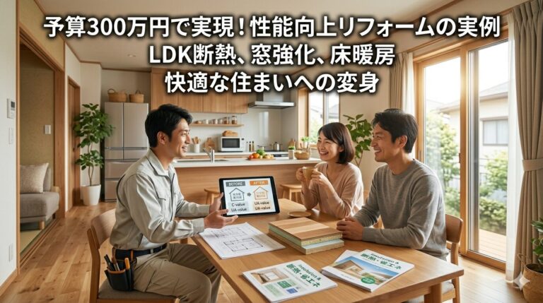 300万円でできる性能向上リフォームの実例とは