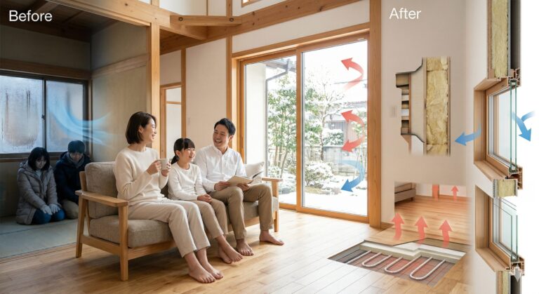 築30年の家でも断熱性能は改善できるのか？寒い家が変わる理由を解説