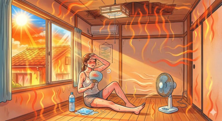 2階がサウナのように暑くなる家の原因とは