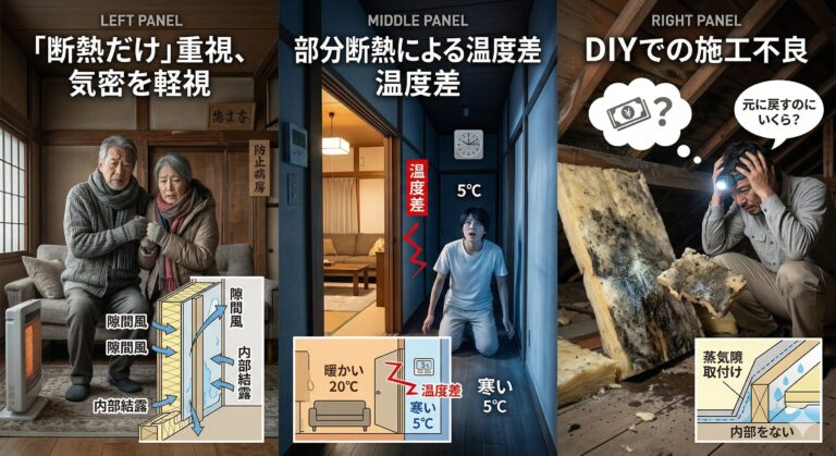 断熱リフォームで失敗する人の共通点とは？