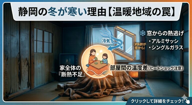 静岡の住宅が冬に寒くなる本当の理由とは