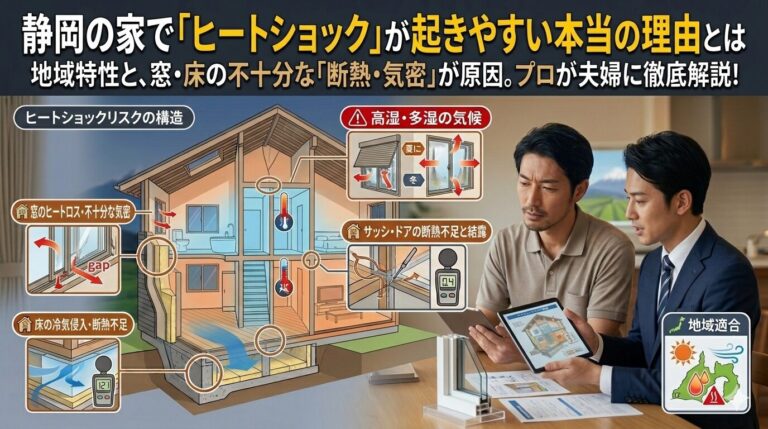 静岡の家で「ヒートショック」が起きやすい本当の理由とは