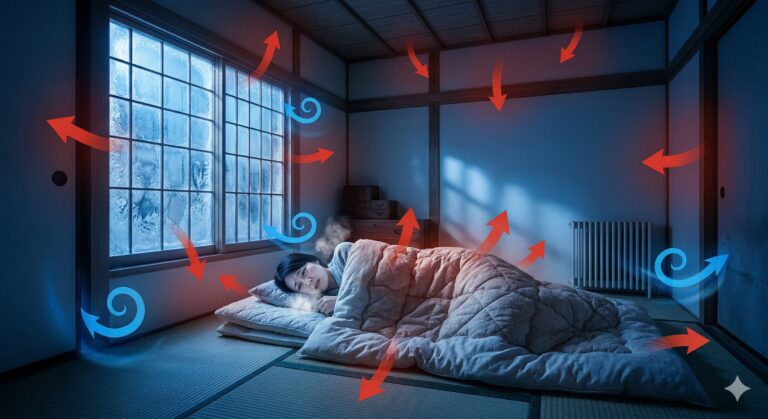 冬の朝、家が冷え切る理由とは？夜の間に起きている住宅の熱損失を解説