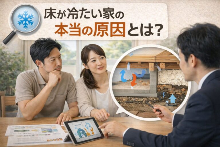 床が冷たい家の本当の原因とは？