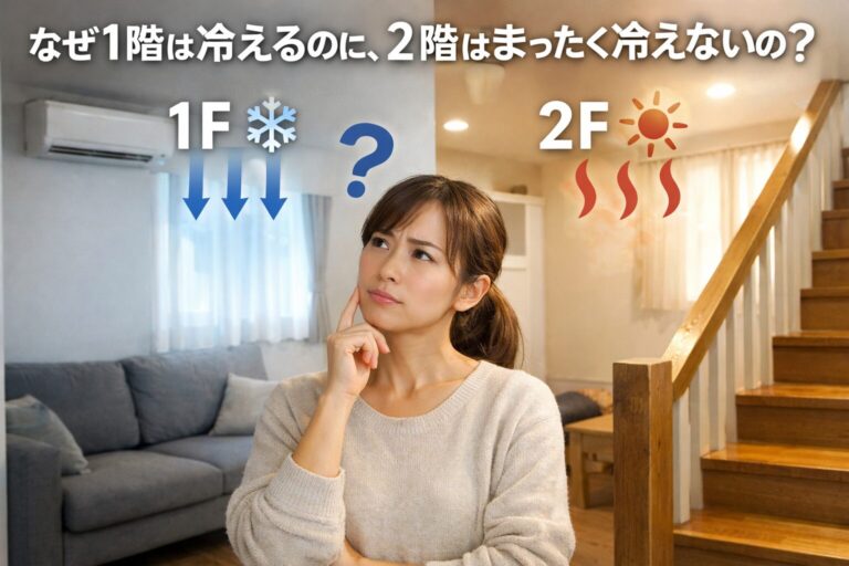 なぜ1階は冷えるのに、2階はまったく冷えないのか？