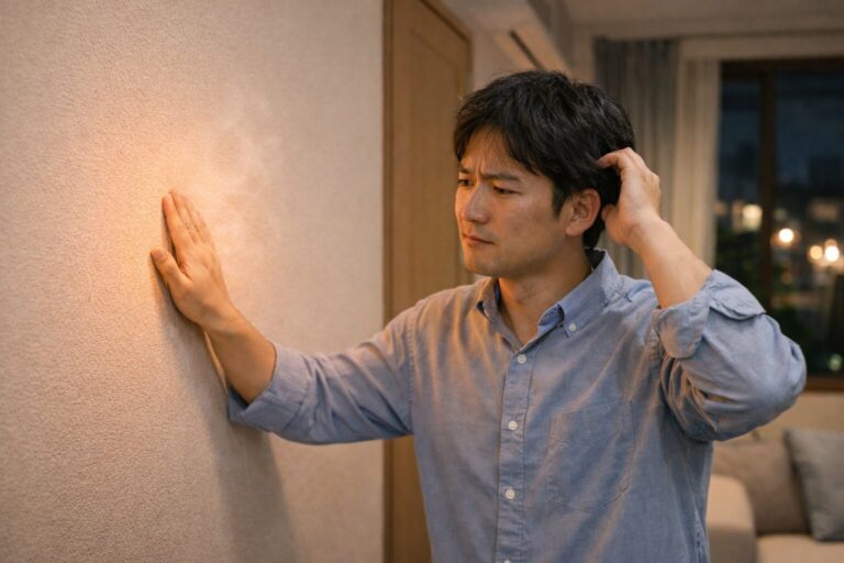 なぜ夜になっても壁が熱を持ち続けるのか？