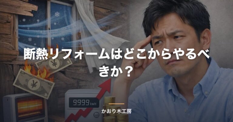 断熱リフォームはどこからやるべきか？