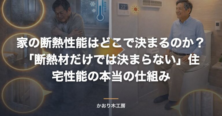 家の断熱性能はどこで決まるのか？「断熱材だけでは決まらない」住宅性能の本当の仕組み