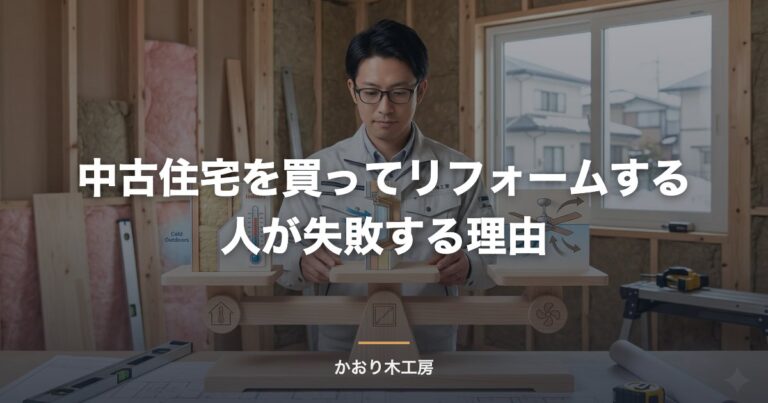 中古住宅を買ってリフォームする人が失敗する理由
