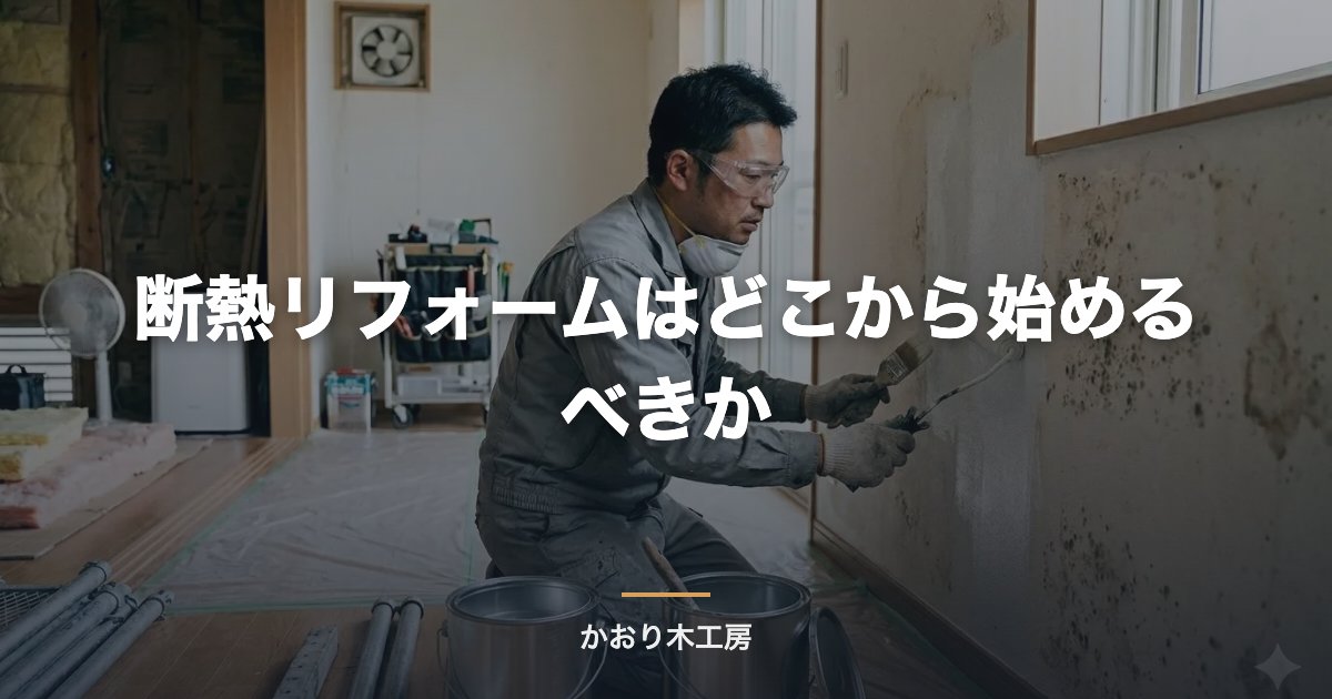 断熱リフォームはどこから始めるべきか